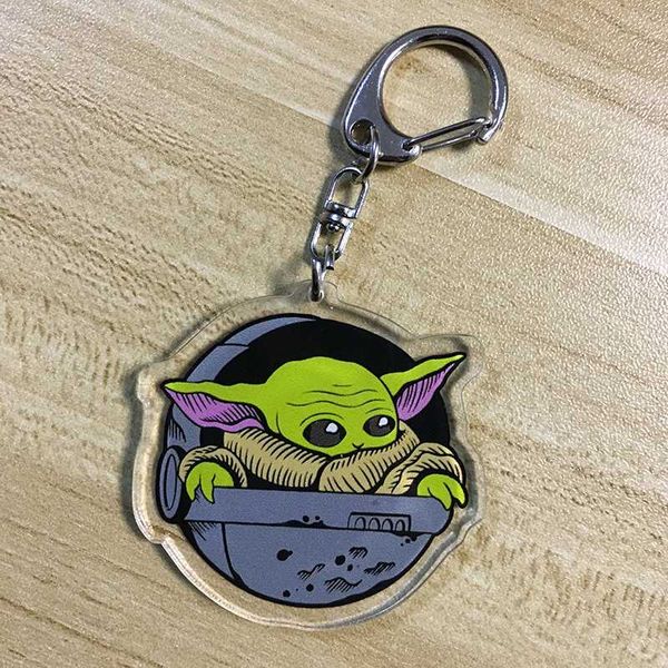 

baby yoda keychain car interior decoration