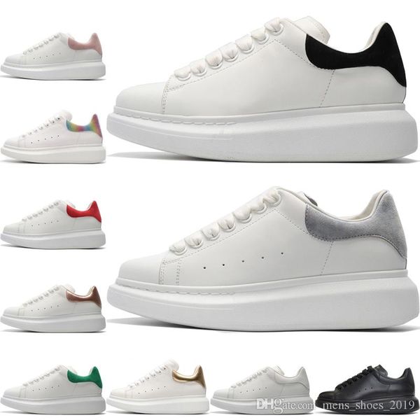 

designer shoes for men women classic platform sneakers 3m reflective triple black white leather trainers suede mens flat casual shoes 36-44