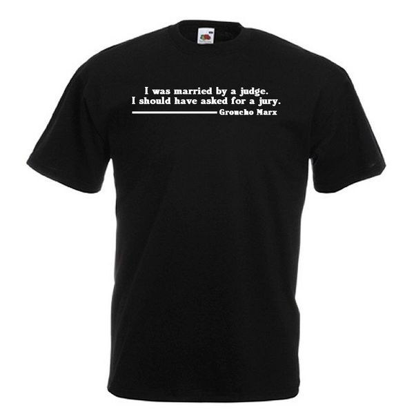 

groucho marx lustig jury spruch schwarz standard t-shirt t shirts, White;black