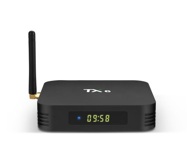 

new arrival tx6 android 9.0 tv box allwinner h6 quad-core 4gb/32gb built-in 2.4g/5gwifi&bt smart box