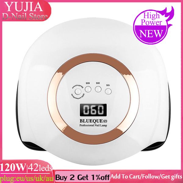 

120w / 80w / 48w / 36w uv led лампы для ногтей сушилки для всех гели 42 светодиодов осушитель лампы польский sun light таймер 10/30/60 / 99s