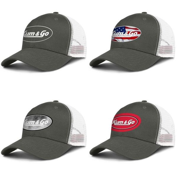 

kum and go mens womens adjustable trucker meshcap design sports personalized unique baseballhats kum & go business vintage old american, Blue;gray