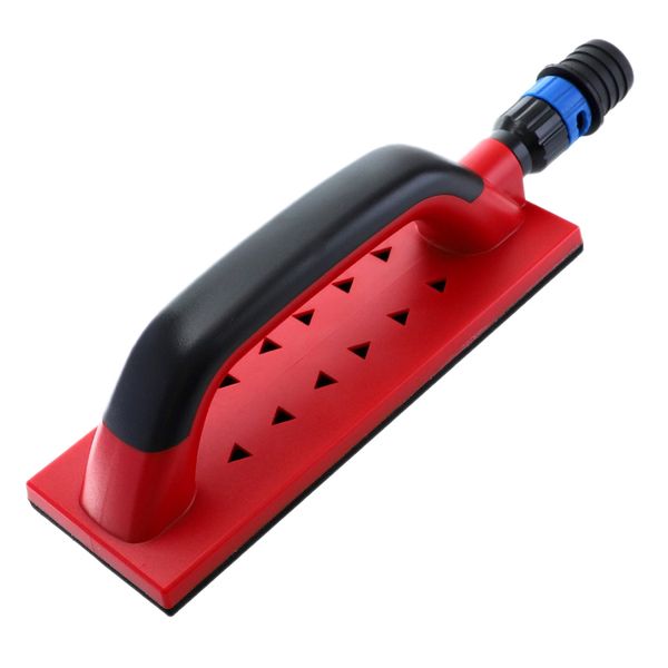 

hlzs-1 pcs 300x80mm sanding block hand dust extraction sanding grinding sponge block dust abrasive tools