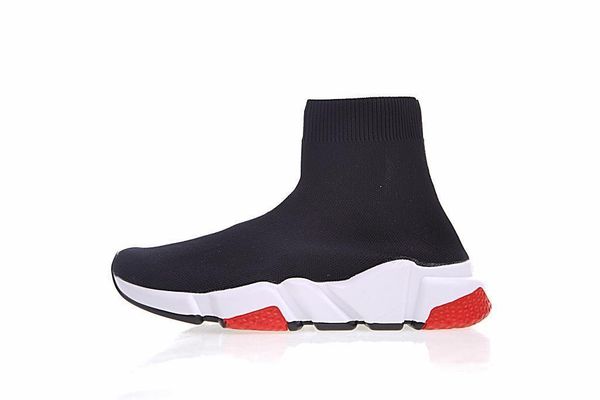 

2019 new designer sneakers speed runner fashion shoes sock triple black boots red flat trainer men women casual shoes sport with dust bag i2