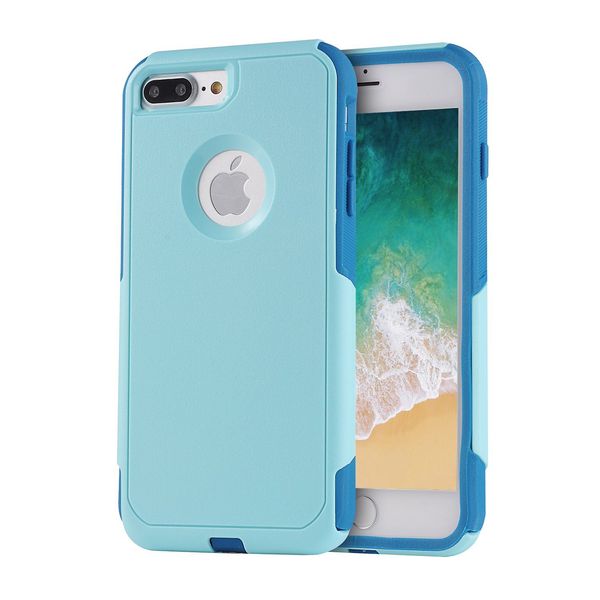 

for iphone 6 7 8 commuter armor cell phone cases shockproof dual layer ultra thin tpu hybrid rugged pc slim hard back case non-slip cover