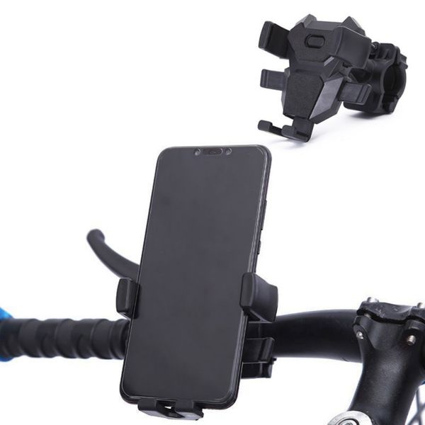 

abs bicycle phone holder universal bike motorcycle mobile mount stand non-slip handlebar 360 degree rotation mtb road