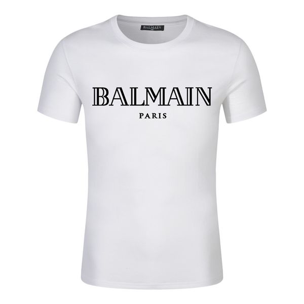 

2019 mens designers t shirts hip hop fashion mens womens clothing casual streetwear t shirt 100% cotton neck short sleeve tee s-5xl/balmain, White;black