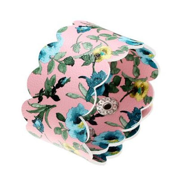 

завод прямых продаж новый сотка кожаный браслет браслет цветок ширина панк и браслет женщин способа ювелирных изделий вспомогательного обору, Black