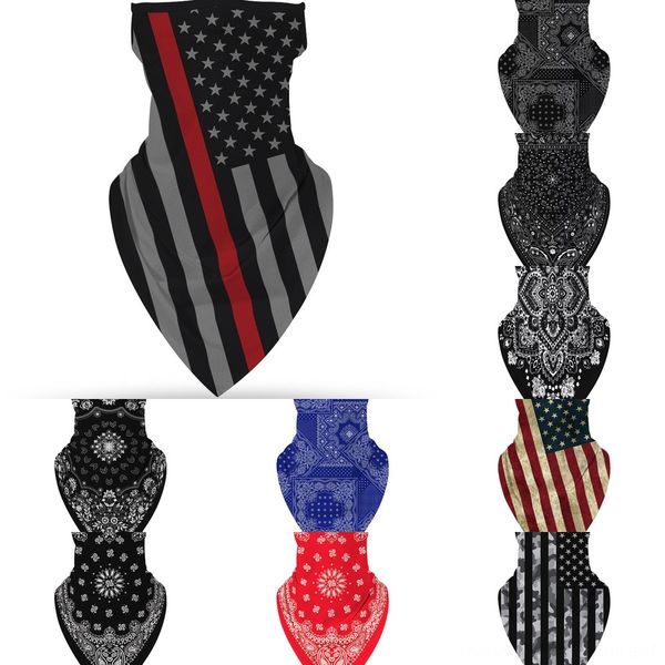 

wg4sr rock punk fishing cycling bicycle skull half face 3d multifunctional mask magic scarf headband caps mask for men women, Black