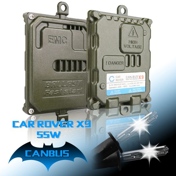 

new arrival 55w super x9 canbus hid xenon headlight kit h1 h3 h7 h11 hb3 9005 hb4 9006 4300k 5000k 6000k 8000k 10000k car light
