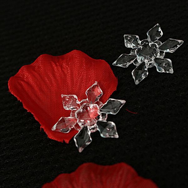 

20pcs/pack christmas snowflake shape drop oranments new arrive diy decorative craft scrapbooking decor