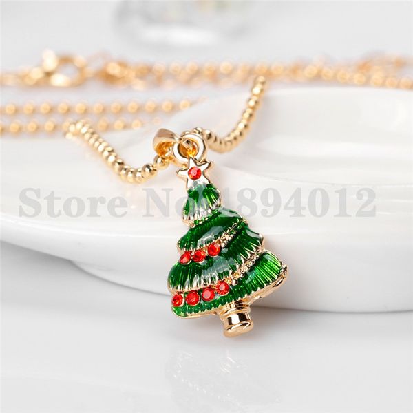 

2019 new arrival christmas gift , lovely tree pendant necklace,can wholesale,ph-n011, Silver