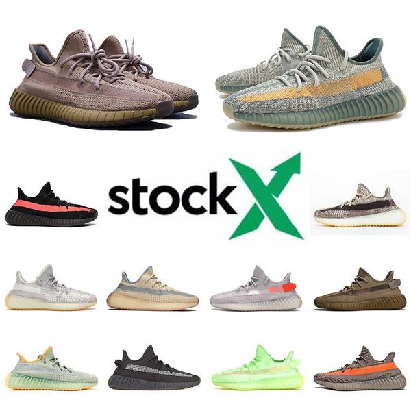 

stock x kanye west desert sage earth cinder running shoes zyon yecheil yeshaya flax linen zebra bred synth gid static mens trainers sneakers