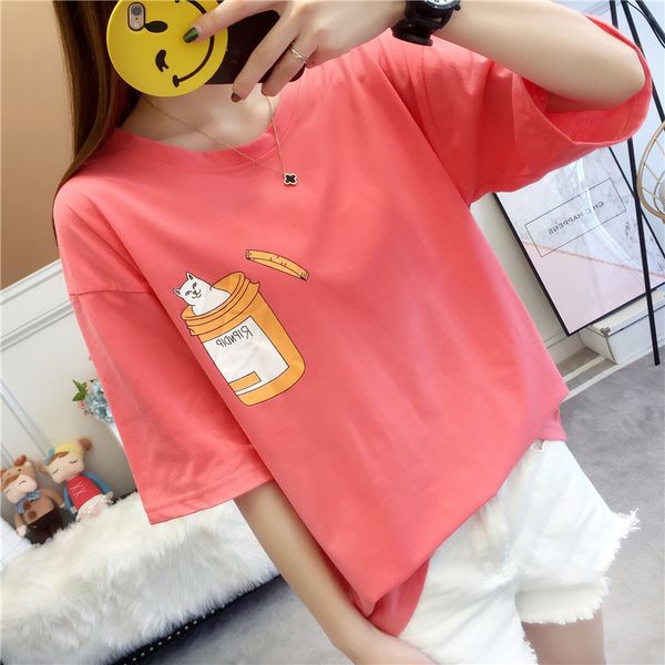 

2020 summer fashion t shirt women woman t shirt, White