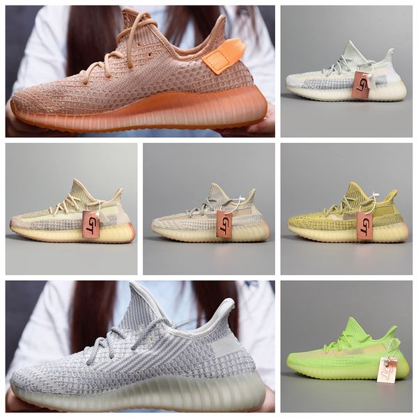 

2021 mens designer shoes kanye west static casual shoe cinder desert sage earth tail light zebra womens mens trainers mens shoes size 13, Black