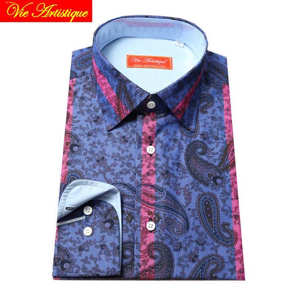 

custom tailor made women men's bespoke cotton floral shirts business formal wedding ware blouse red striped blue paisley flower, White;black