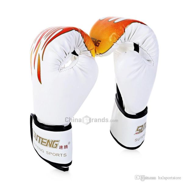 

1 pair sparring muay thai grappling fire pattern kick women men mma boxing gloves f hxl