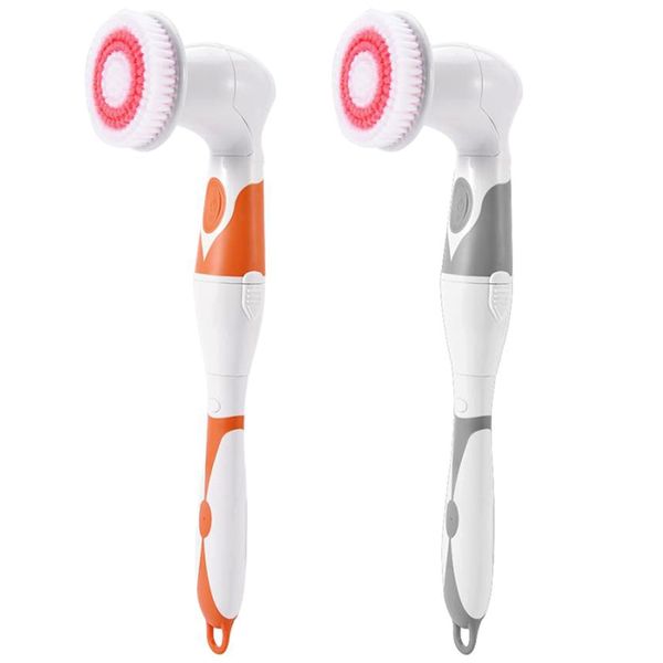 

4 in 1 electric bath brush long handle waterproof cleansing brush massage electric shower brush long handle waterproof bath body