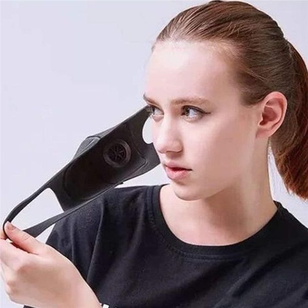 

dhl shipblack sponge 3d three-dimensional breathable masks realistic female face mask reusable dust anti pollution mouth er