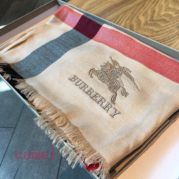 

winter warm cashmere scarf classic plaid printed large-lattice scarf, scarf burberry wool broadcloth 200*70e5e8#, Blue;gray