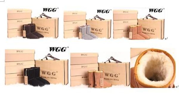 

НОВЫЙ Стиль Женские Короткие Сапоги Классические Сапоги WGG Женские Ботинки Снего