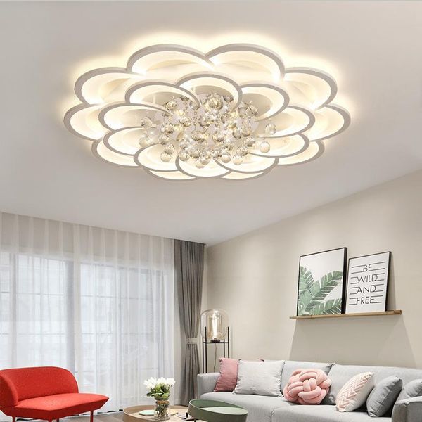 2019 Modern Flower Led Ceiling Light Living Room Bedroom Ceiling