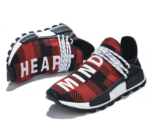 

new pharrell williams nmd human race designer sneakers bbc solar pack yellow blue nerd heart mind mens womens nmds running shoes size 36-47
