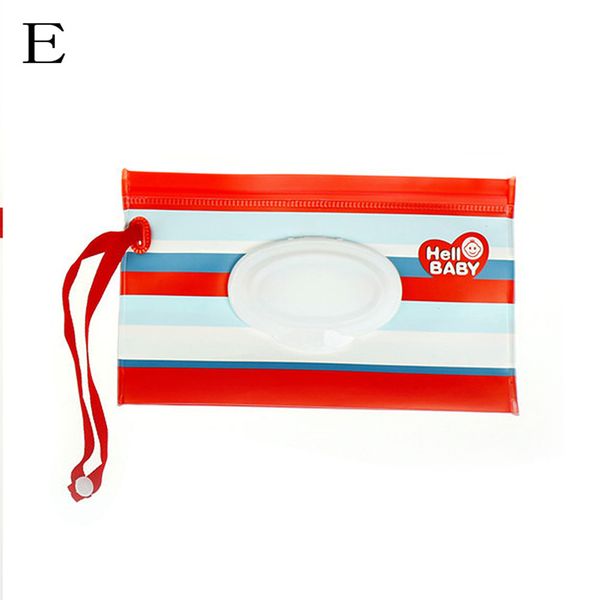

wet wipes bag cosmetic pouch clutch and clean easy-carry snap-strapclamshell wipes container wipes eco-friendly tissue boxes