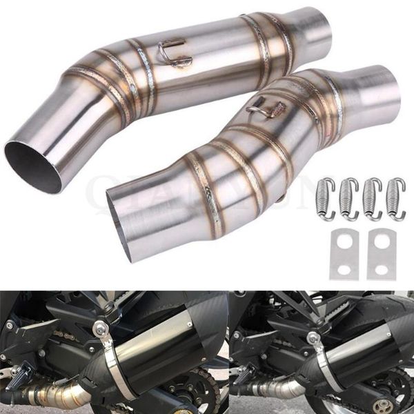 

motorcycle exhaust middle link pipe accessories escape connection system for z1000 z 1000 2010 2011 2012 - 2017