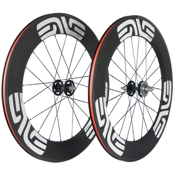 

700c a pair cycling carbon wheelset 88mm fixed gear bike with 165-166 hub clincher/tubular carbon wheels