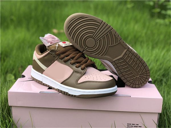 

2020 new authentic stussy x tiffany dunk sb low pro cherry running shoes men women shy pink vanilla skateboarding shoes sneakers with box