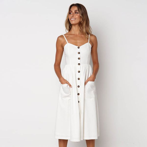 

женская дизайнер платья плюс размер платья лета богемское женщины vintage однобортный бинты платье партии sexy белый полосатый plus size, Black;gray