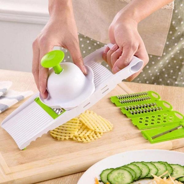 

7pcs/set kitchen multifunctional vegetable potato cutter shred slicer grater kichen tool other kitchen dining bar
