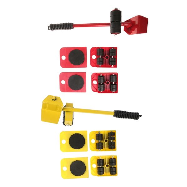 

5pcs furniture transport roller set removal lifting moving tool heavy move house
