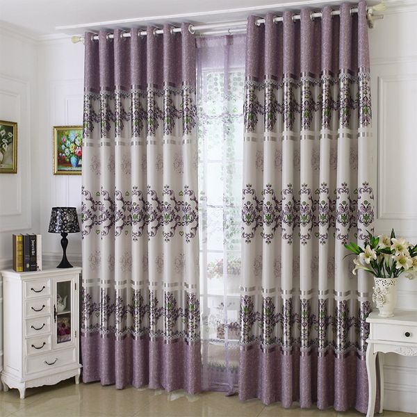 

full-shade printing cloth for modern scenery of rivers and mountains curtains for living dining room bedroom
