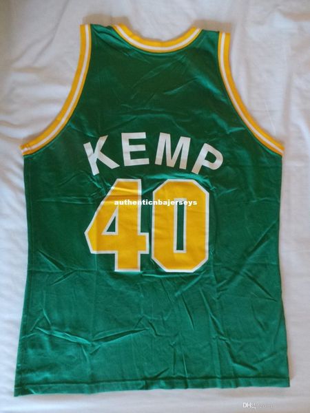 

champion sewn super #40 shawn kemp jersey vintage 90s original mens vest size xs-6xl stitched basketball jerseys ncaa, Black;blue