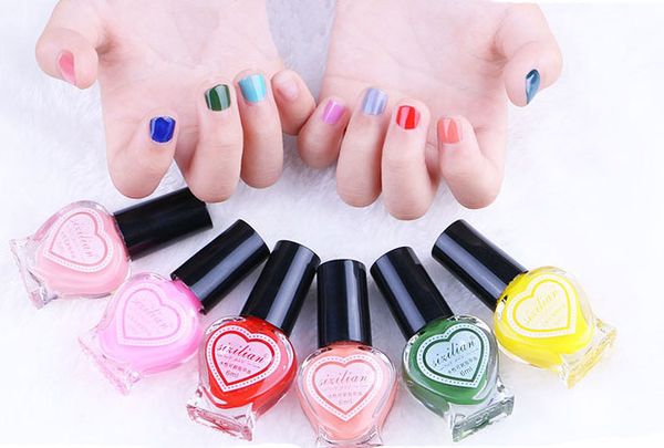 

gel varnish lacquer nail art diy 24 colors organic odorless enamels peelable non-toxic and non irritating odor of pregnant wome