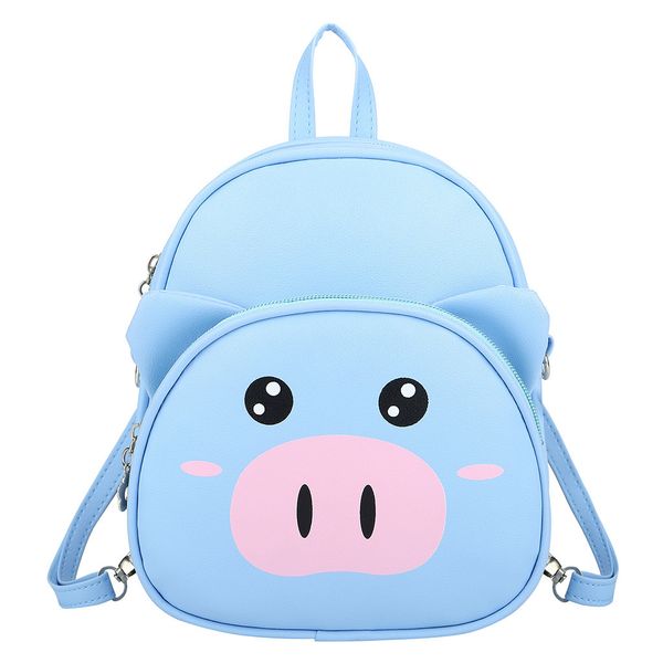 

2019 new 3d animal children backpacks brand design girl boys backpack toddler kids pu school bags kindergarten cartoon bag 82