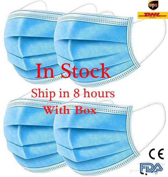 

в наличии!одноразовые маски для лица с эластичной ушной петлей 3 слойные дышащие и удобные для блокировки пыли защита от загрязнения воздуха