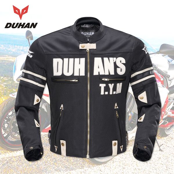 

duhan motorcycle jackets men summer guard protection racing jacket motocross breathable riding jacket professional protector