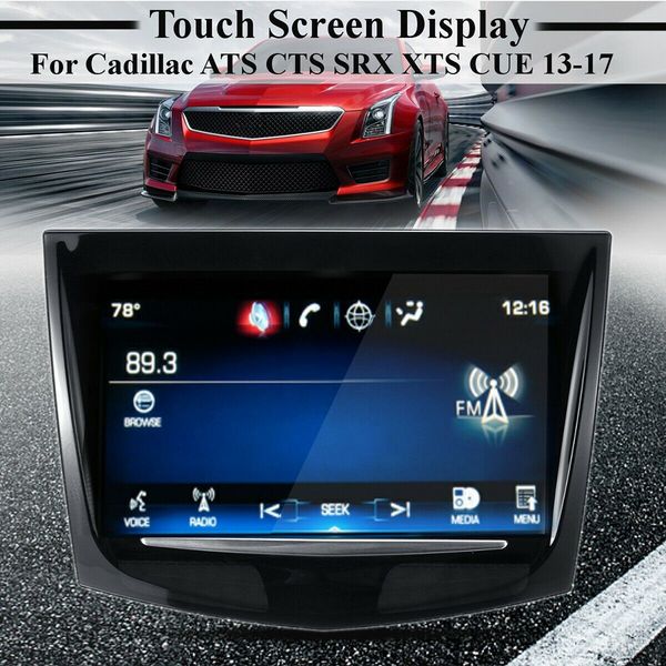 

dhl shipping new brand touch screen use for cadillac cue cts srx xts car dvd gps navigation lcd panel touch display digitizer