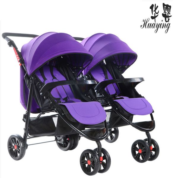 

twin stroller double stroller can sit reclining folding doubles newborn