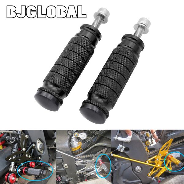 

2019 motorcycle cnc 8mm universal motorcycle footrests footpeg foot pegs foot rear pedals m8 rearset motorbike accessories parts