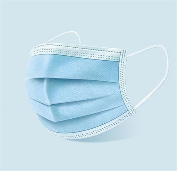 

оптовая маска в наличии! adultren face3 ply 3layer 50 1pcs рот эр маска синих взрослые маска ушная нетканые ткани