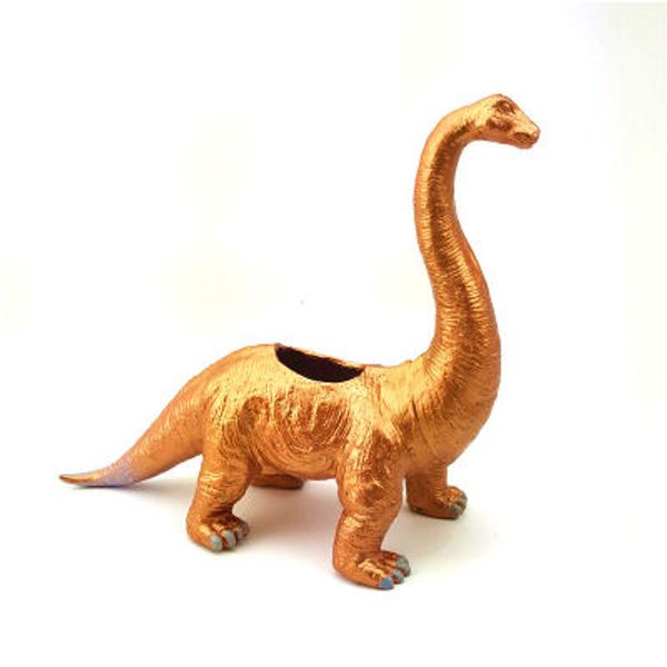 

творческое моделирование брахиозавр динозавр цветочный горшок плантатор цветочный горшок без смолы суккулентные растения экологически чистые