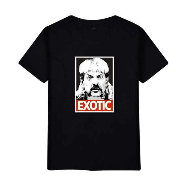 

2020 мужская футболка tiger king joe exotic произведение art printed tee, White;black