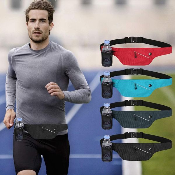 

outdoor running waist bag waterproof mobile phone holder jogging belt belly bag women man gym fitness lady sport accessories