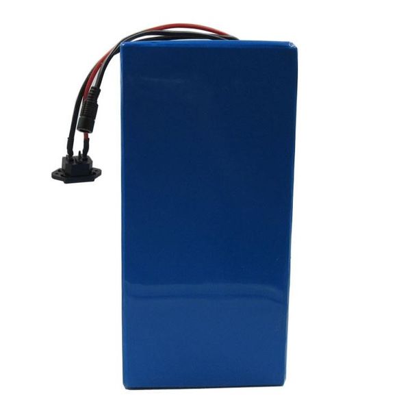 

rechargeable 700w pvc cased lithium 48v 15ah electric scooter battery built in 18650 cell 15a bms with charger ing