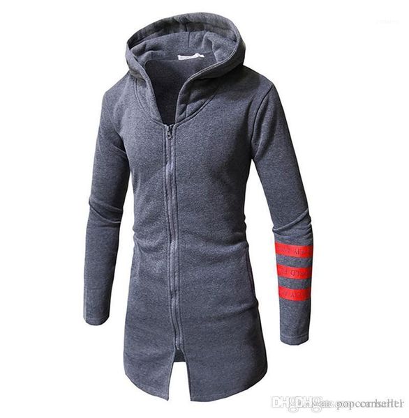 

casual printed long hoodie plus size military teenager jacket gentlemen outerwears mens designer jackets autumn and winter, Black;brown