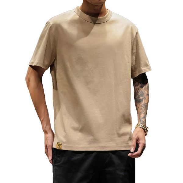 

mens %100 cotton t shirts short-sleeved t-shirt loose summer solid color t shirt men 5xl, White;black